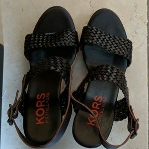 Michael Kors Brown Wedges
